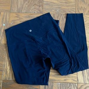 Navy high waisted align leggings